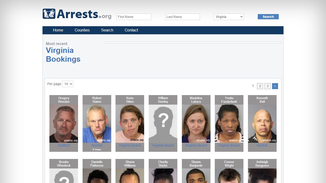 Virginia Arrests and Inmate Search